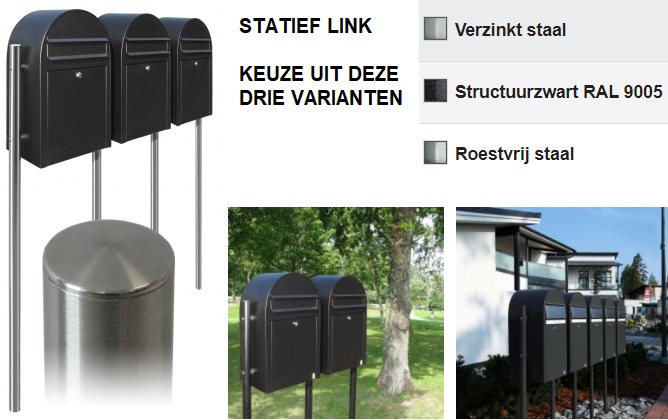 Statief link RVS